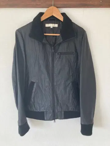 [ Leus coucave ] 렌즈콘케이브 레더 자켓 가죽 자켓