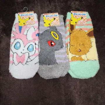 포켓몬 복슬복슬 양말 니피아 블래키 이브이 23~25cm