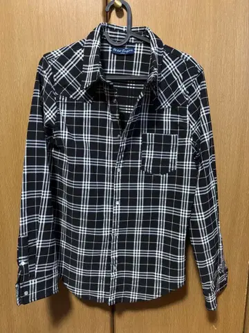 미사용 새상품!! 아담스 저글러 체크 무늬 셔츠 L 사이즈