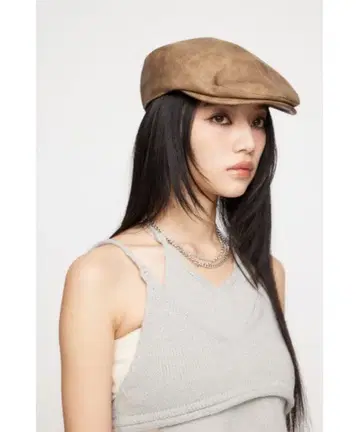 LAGUA GEM 브라운 가죽풍 헌팅