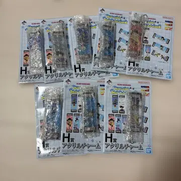 드래곤볼 제일복권 E상 아크릴 참 8종류 컴플리트 세트