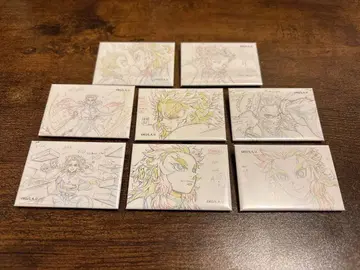 렌고쿠 쿄쥬로 원화 배지 8개 세트 스퀘어 캔 배지