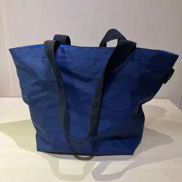 네이비 나일론 토트백