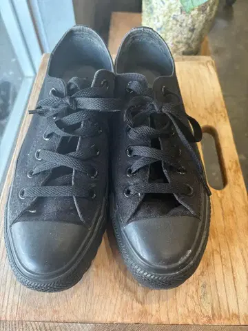 ALL STAR 블랙 스니커즈