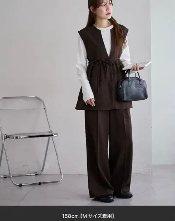 Discoat 시착만 한 상품 브라운 셋업