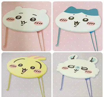 [새상품 미사용] 치이카와 (먼작귀) 얼굴 접이식 미니 테이블 4세트