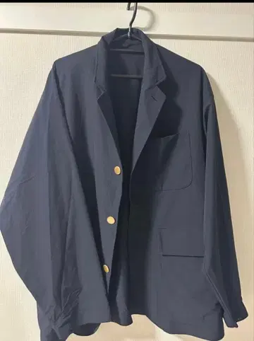 BEAMS 네이비 블레이저 자켓 발수