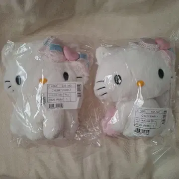 차미 키티 봉제 인형 2체 세트