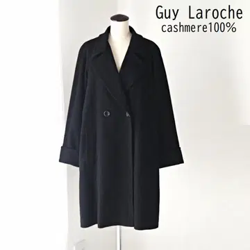 Guy Laroche 로쉬 캐시미어 100% 더블 브레스트 코트