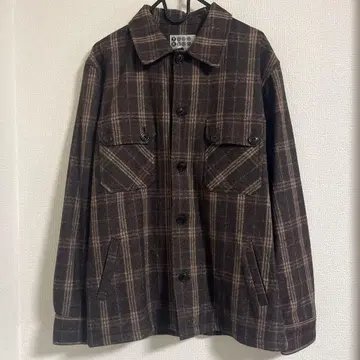 TAKEO KIKUCHI 체크 무늬 자켓