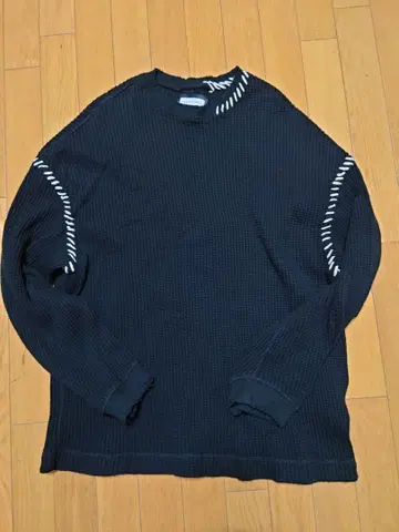 MAISON SPECIAL 블랙 니트 스웨터 02