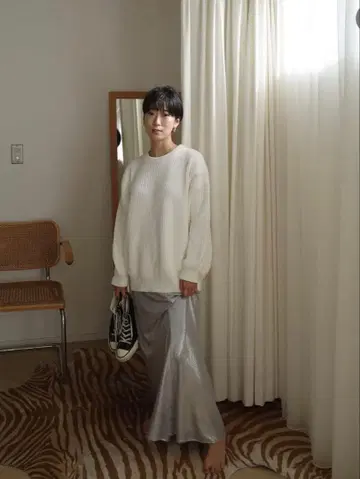 시루무린 니트 (화이트)