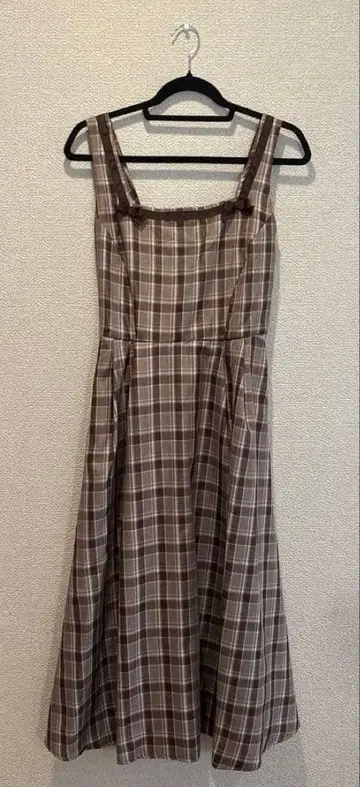 아오키 미사코 점퍼 스커트 (브라운)