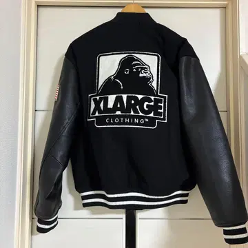 XLARGE 바시티 자켓 블랙 M 사이즈