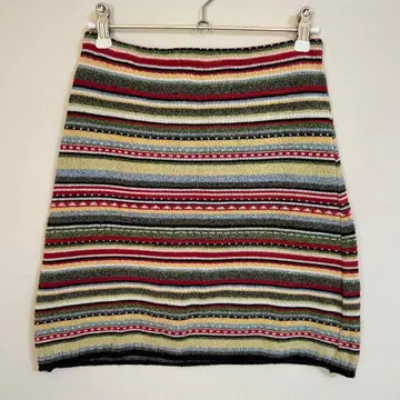 이탈리아제 니트 스커트 노르딕풍