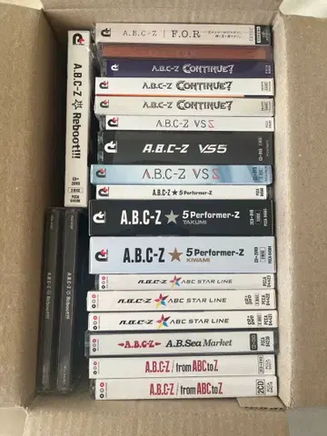 A.B.C-Z 앨범 19종 세트 증정 3종 포함