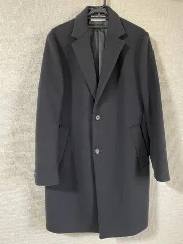 BEAUTY&YOUTH 블랙 체스터 코트