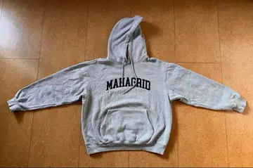 mahagrid(마하그리드) 로고 후드티 그레이 M 사이즈