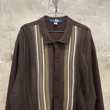 US 구제 의류 마이클 어빈 88 니트 셔츠 스트라이프