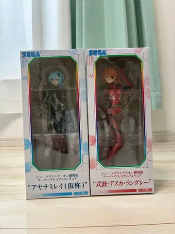아야나미 레이 & 시키나미 아스카 피규어
