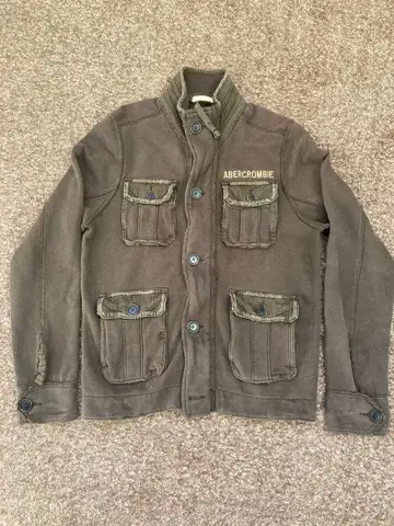Abercrombie&Fitch 아바클로 밀리터리풍 맨투맨 자켓