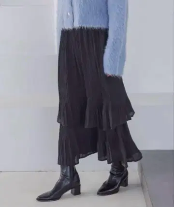 가는 플리츠 캉캉 스커트 apart by lowrys