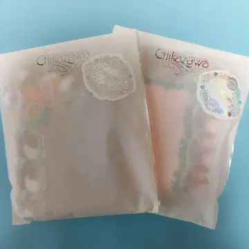 랩핑 미개봉 긴자와 레이스 손수건 2장