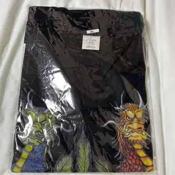 erbin XL 드래곤 연꽃 티셔츠