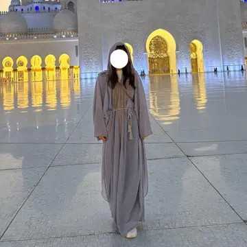 아바야 연보라색 두바이 여행