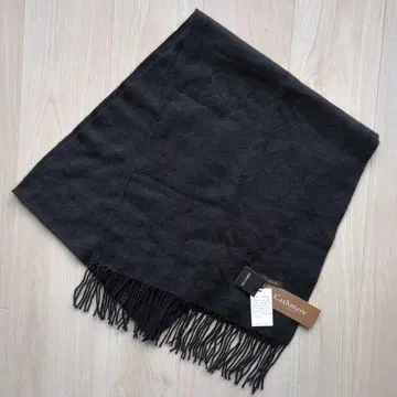 COMME CA ISM 캐시미어 머플러 블랙