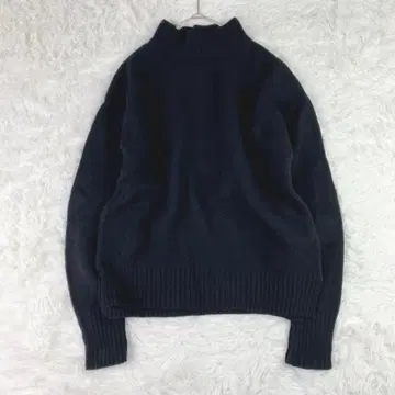 todayful 투데이풀 울 하이넥 니트 블랙