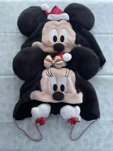 디즈니 크리스마스 2025 팬캡 산타 모자 미키 미니