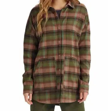 Women's Burton 여성용 버튼 플란넬 긴팔 셔츠