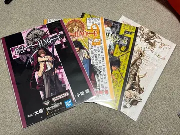 데스노트 DEATH NOTE 제일복권 F상 클리어 포스터 세트