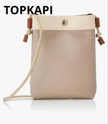 TOPKAPI 리플 스마트폰 숄더백 베이지