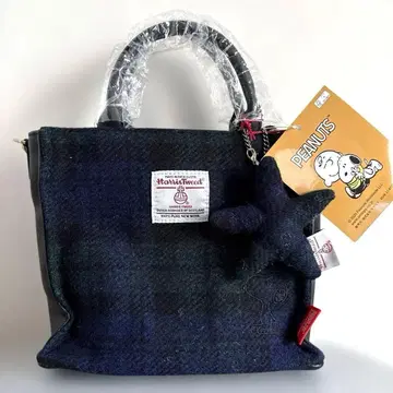 스누피 시마무라 x 해리스 트위드 2WAY 백