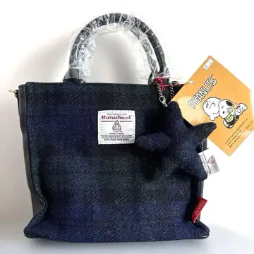 해리스 트위드 x 스누피 2WAY 토트백 숄더