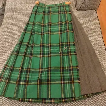 오닐 오브 더블린 햄스테드 체크 롱 스커트