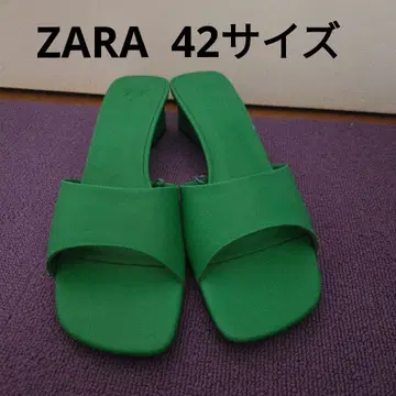 ZARA 그린 뮬 여성용 신발