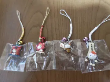 지역 한정 키티 스트랩 히로시마현 한정판 깃발 없음