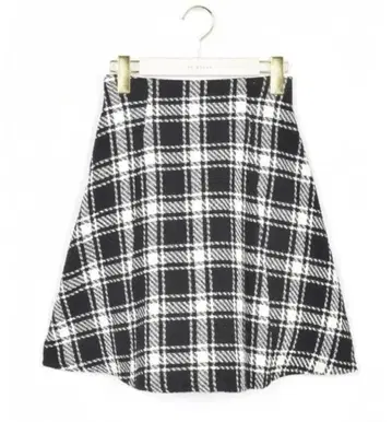 AnMille 안미르 트위드 체크 미니 SK 플레어 스커트