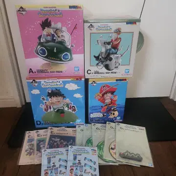 드래곤볼 제일복권 피규어 A.B.C.D 4개 세트 덤 포함