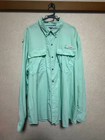 마젤란 셔츠 / MAGELLAN 민트 그린 긴팔 셔츠