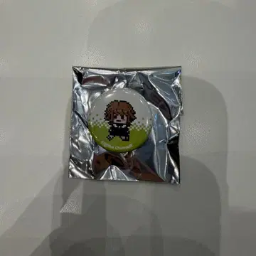 단간론파 캔뱃지 후지사키 15주년 캡슐 토이 도트 그림