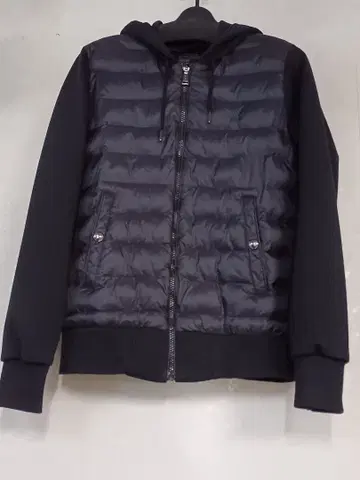 후드 부착 점퍼 블랙 가벼운 얇은 소재