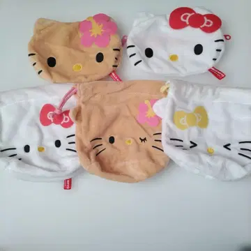가챠가챠 HELLO KITTY FACE 복조리&파우치 컬렉션 컴플리트