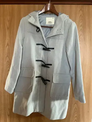 라이트 그레이 더플 코트 M 사이즈