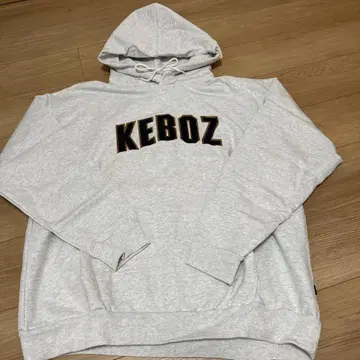 KEBOZ 그레이 후드 부착 후드티