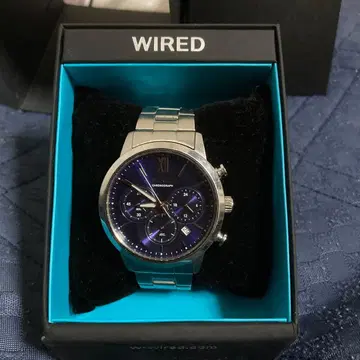 와이어드 WIRED VD53-KZB0 쿼츠 시계 작동품 크로노그래프