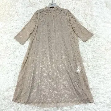 [ 새상품급 ] CELFORD 셀포드 레이스 원피스 베이지 38